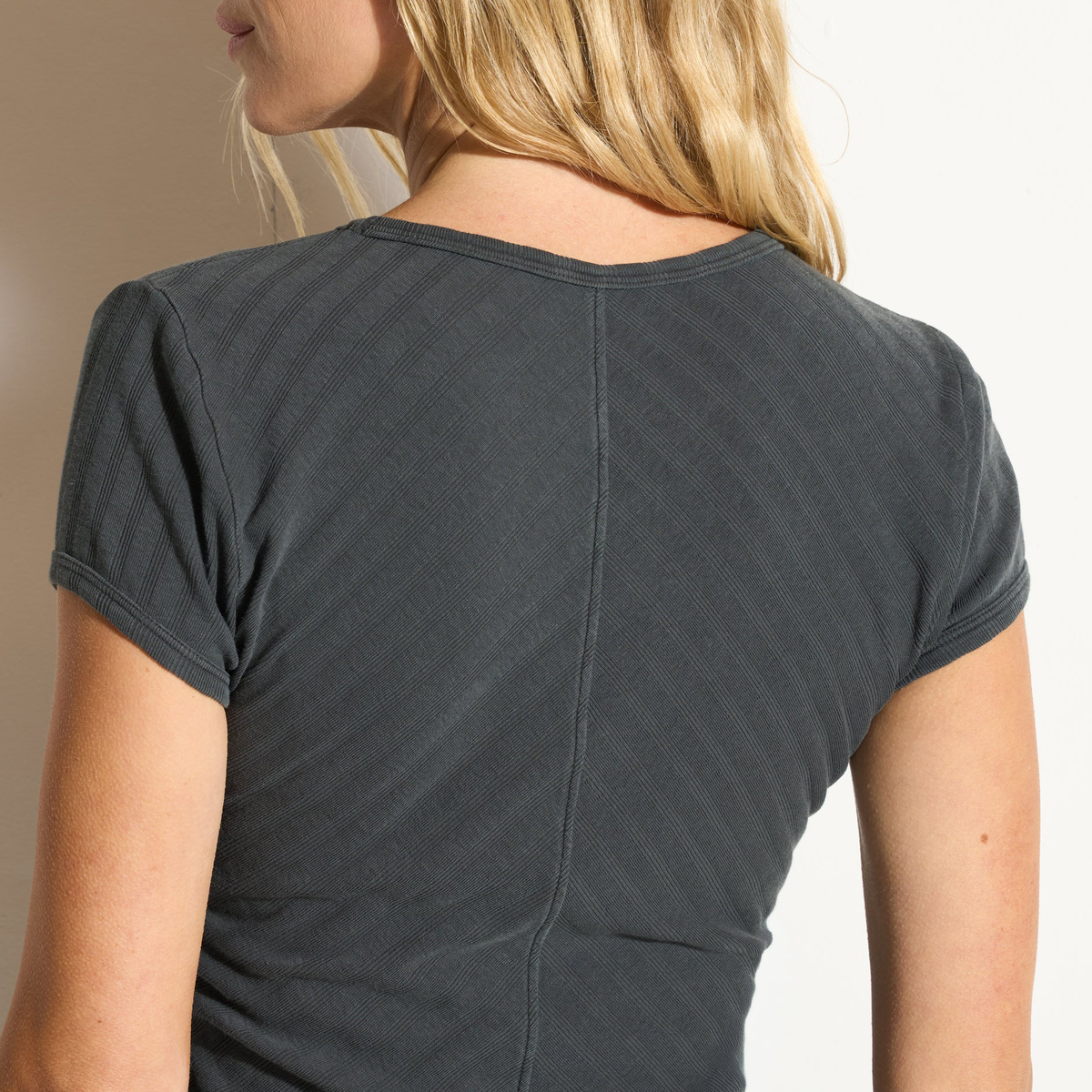 90s Inspired Slim Rib Baby Tee